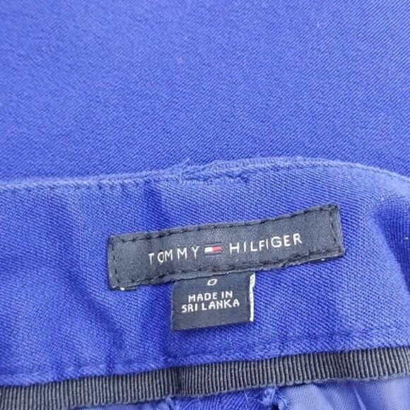 Tommy Hilfiger Pants Blue Madison Stretch Slim Fit Womens Size 0 - Picture 5 of 6